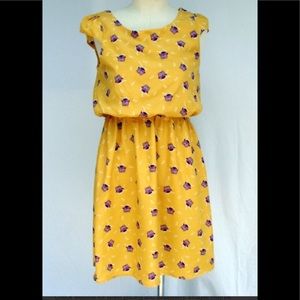 Red camel dress Size medium